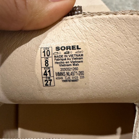 Sorel Beige Slip-On , Woman's Clogs SOREL Vibe Clog Size US 10 - Picture 6 of 6
